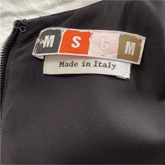 MSGM Duchesse Milan Blue Pink Roses Print Mini Party Dress 2/38 - Picture 9 of 11